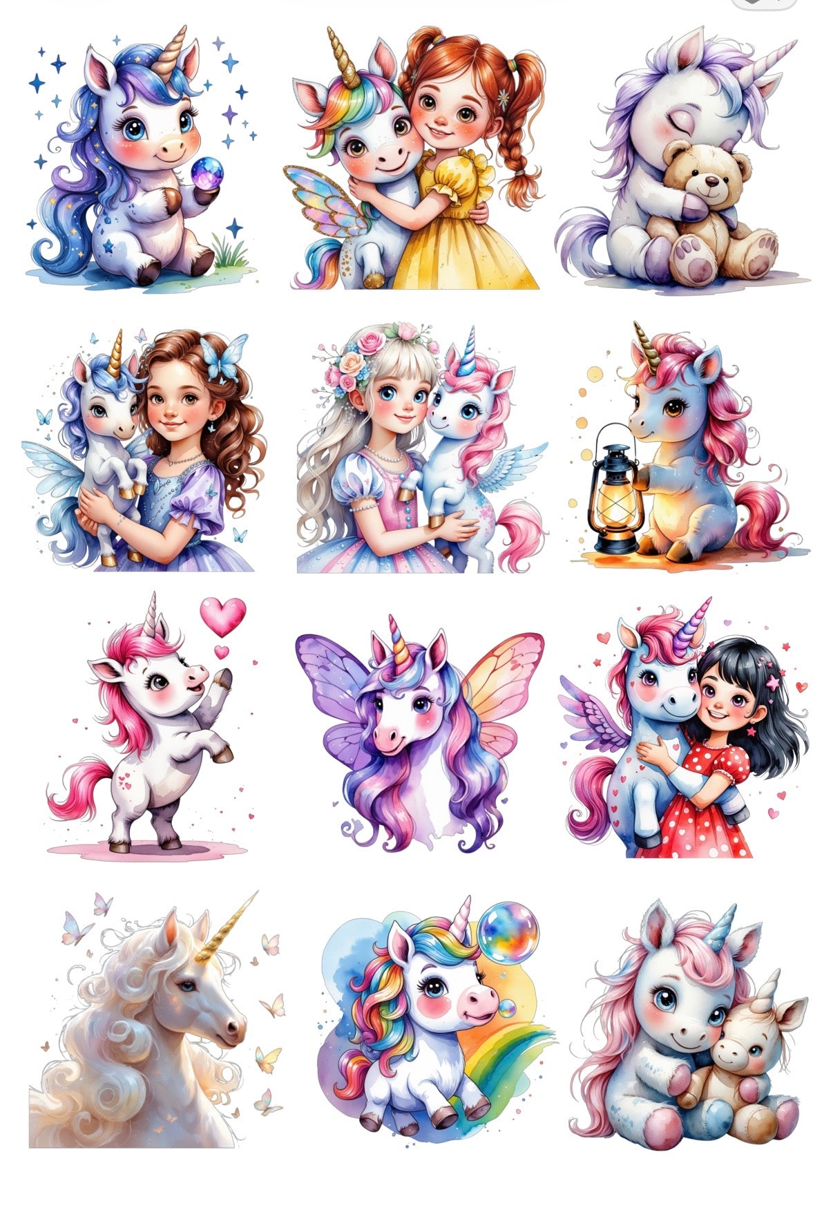 Set of 10 Pretty Precut PET Stickers for Journaling, Phone Case Decor & ATC Cards