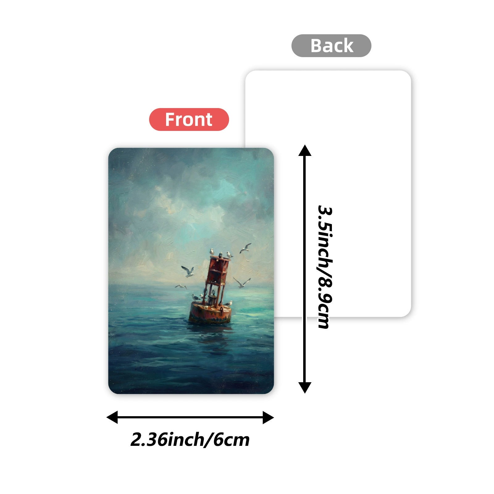 [36 pcs] Maritime lighthouse ATC cards