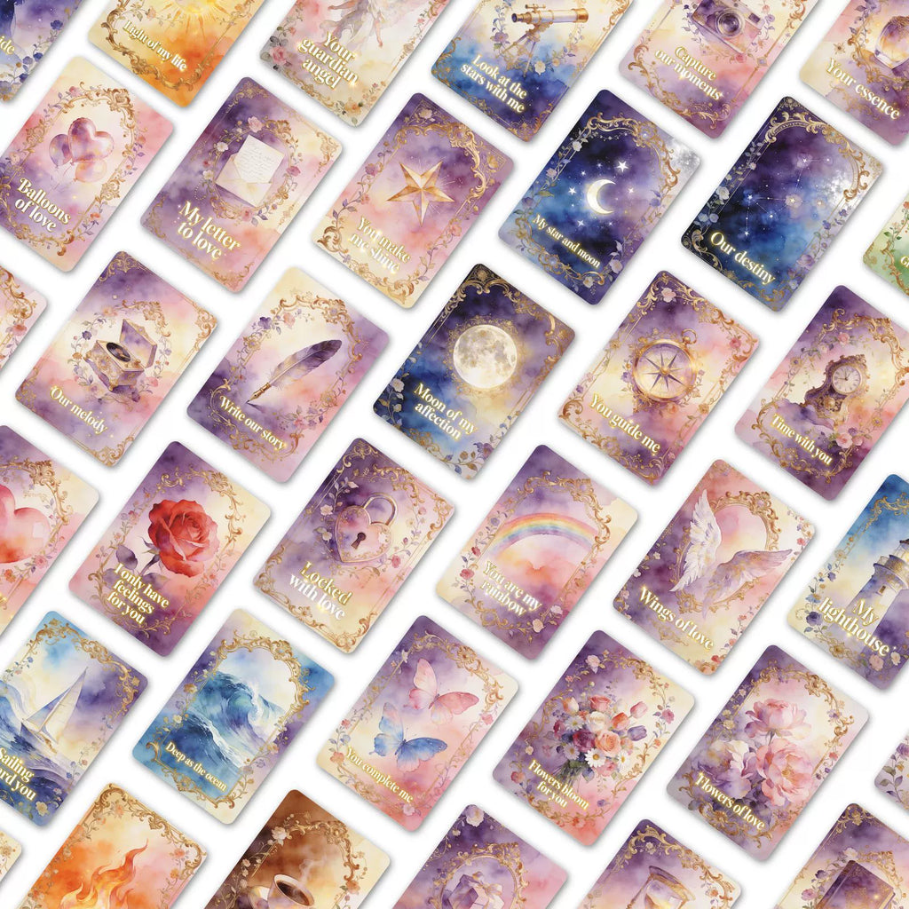 [36 pcs] Romantic Love ATC cards