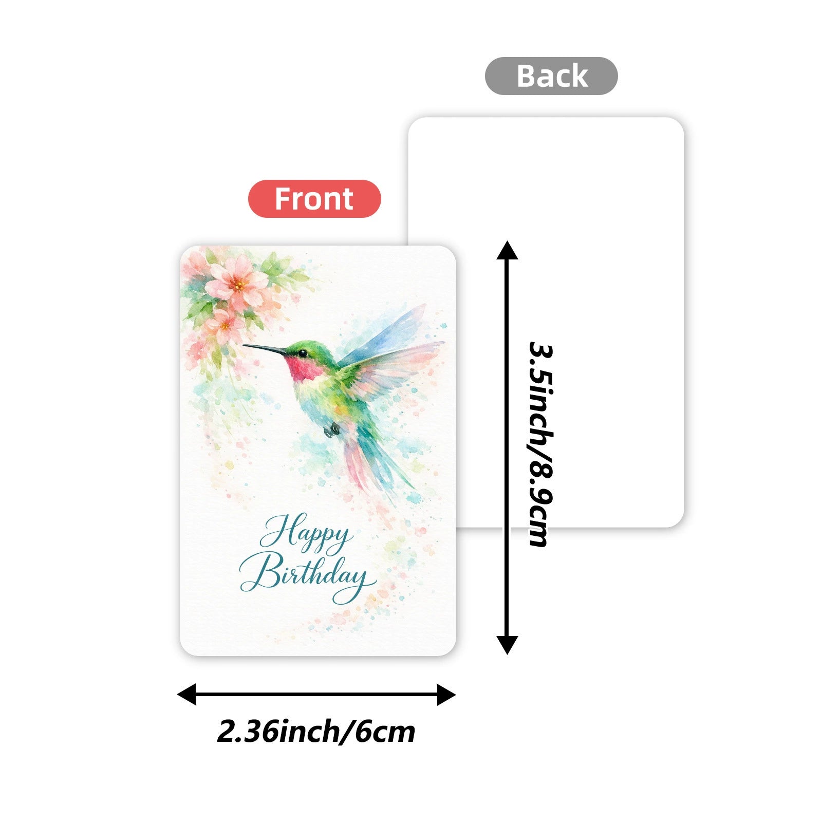 [36 pcs]  Cute Animal Birthday ATC Cards