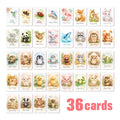 [36 pcs]  Cute Animal Birthday ATC Cards