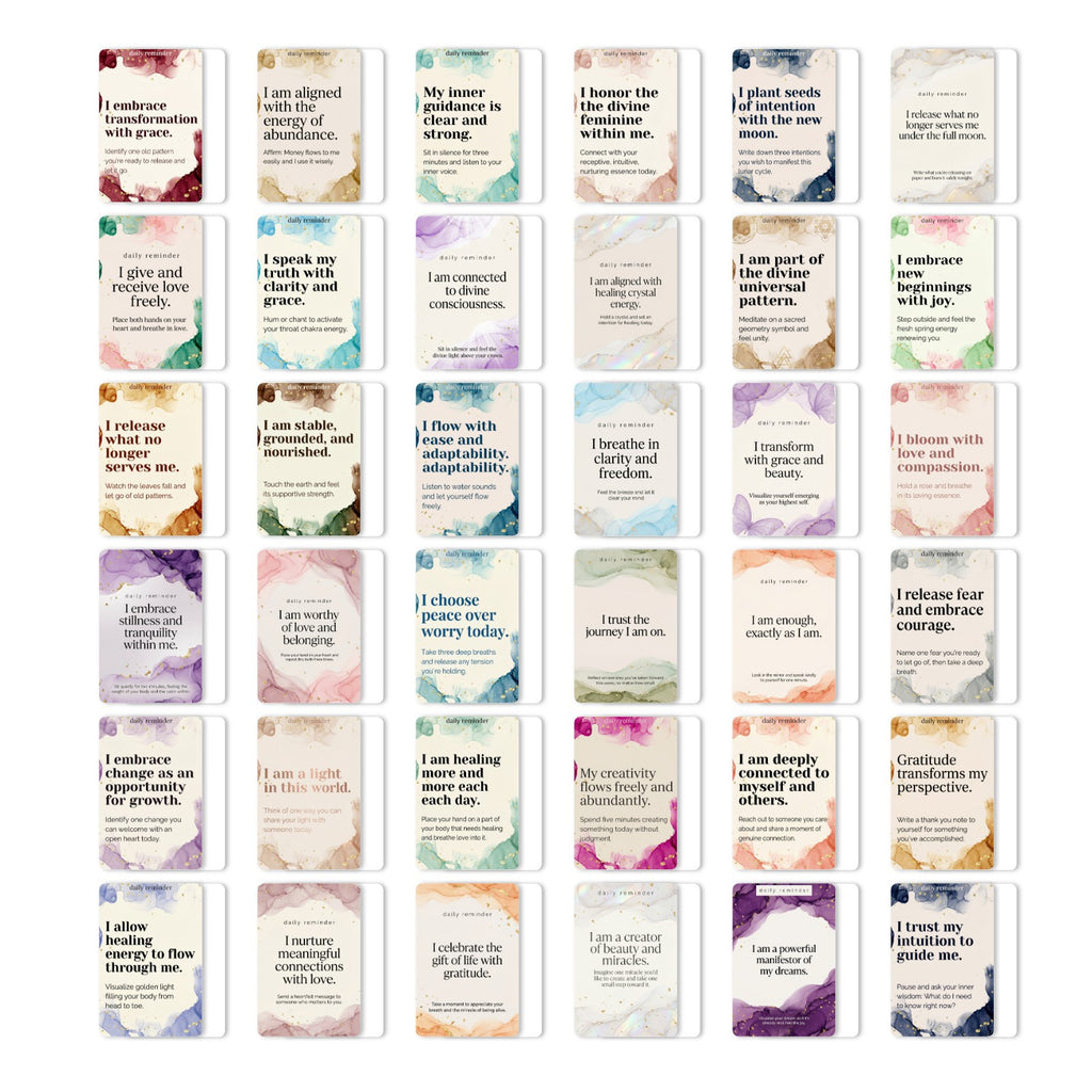 [36 pcs]  Inspirational ATC cards