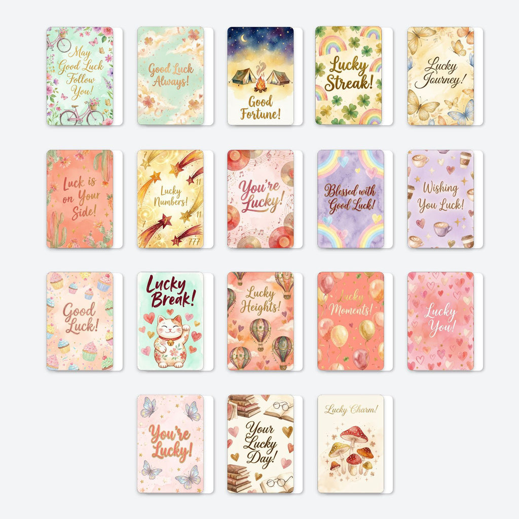 [18 pcs] Luck ATC cards