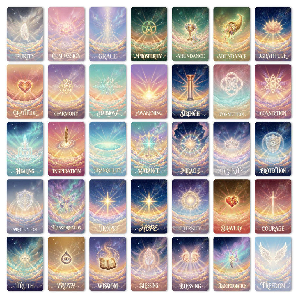 [36 pcs] Healing Starry Sky ATC cards