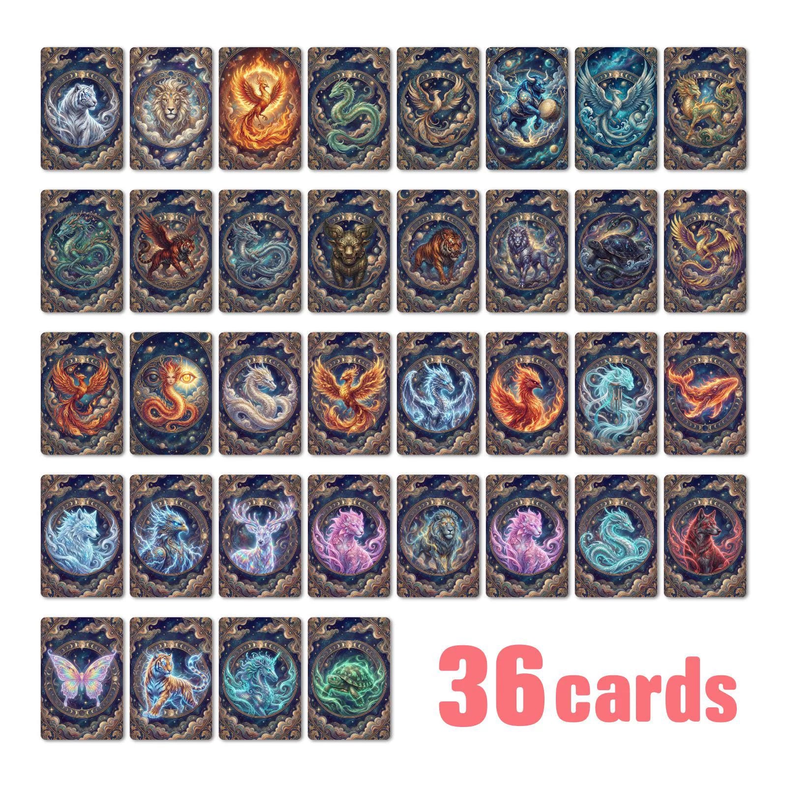 [36 pcs]  Mythical Creatures ATC cards