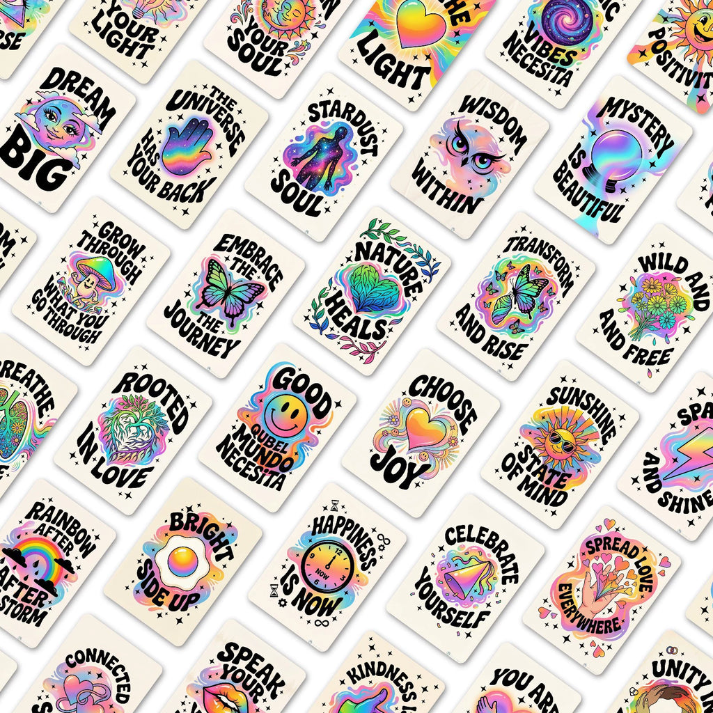 [36 pcs] Rainbow Energy ATC cards