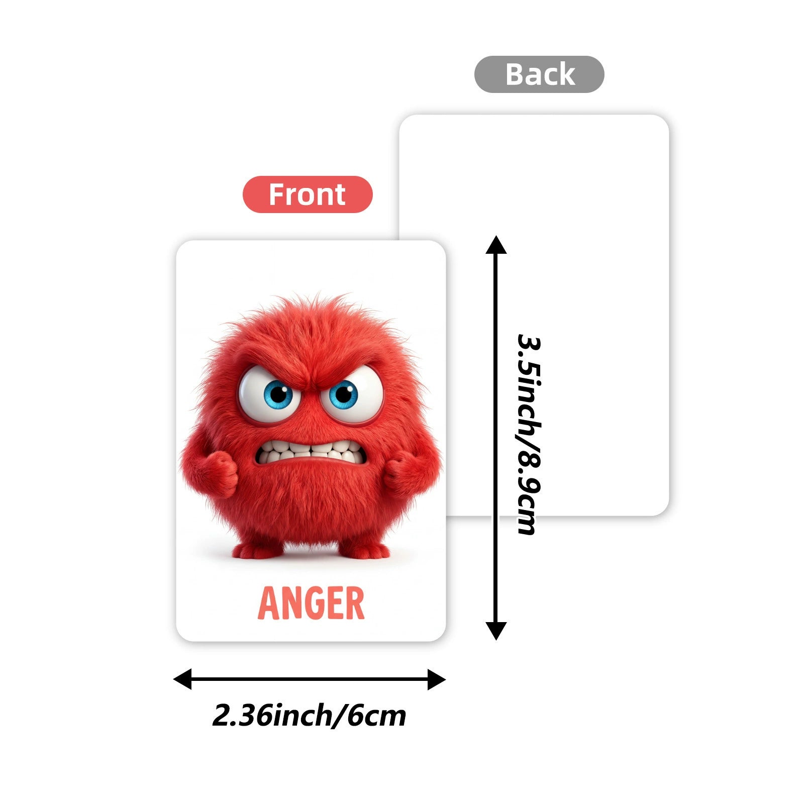 [36 pcs] Monster Emotions ATC cards