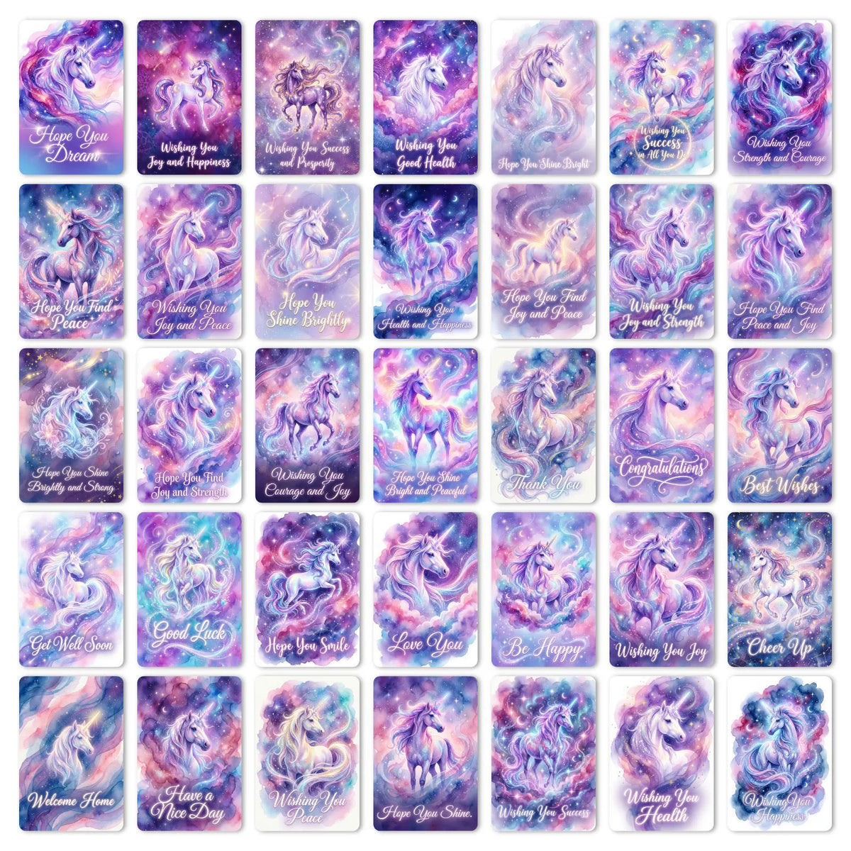 [36 pcs] Dream Unicorn ATC cards