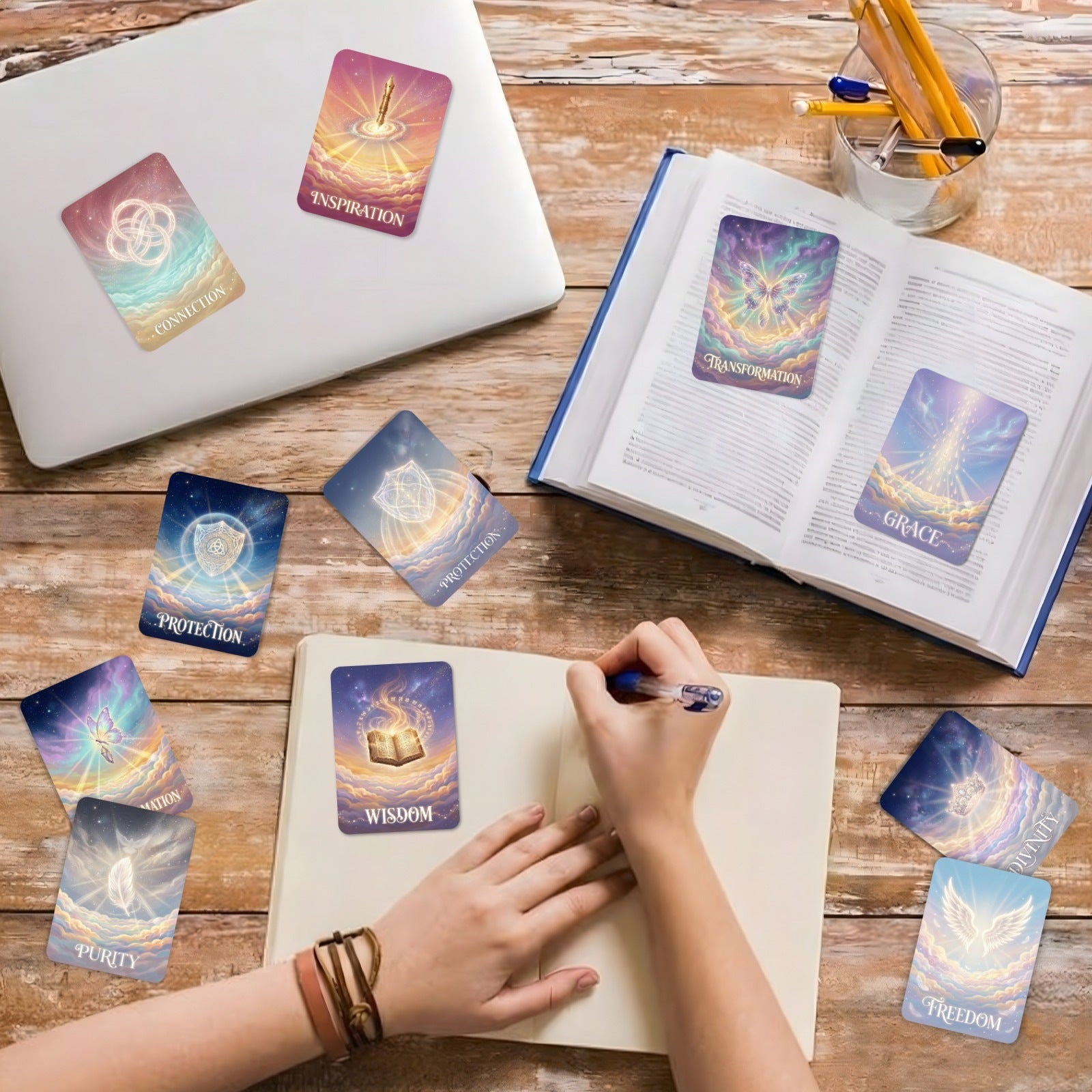 [36 pcs] Healing Starry Sky ATC cards