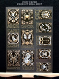 Gothic Zodiac Tarot Cards | 5.8" x 8.3" Aesthetic Matte PET Sticker Sheet for Journaling, Scrapbooking & ATC Cards